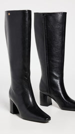 Tory Burch Women's Banana Tall Boots 55mm, Perfect Black, 8 Medium US