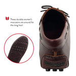 Minnetonka Women's Classic Driving Moccasin,Dark Brown Lariat,10 M US