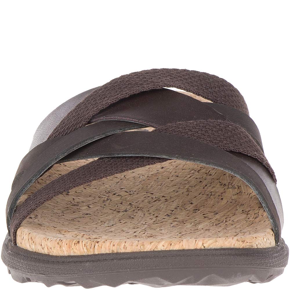 Merrell Women's Around Town Arin Slide Sandal 8 Espresso