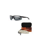 SMITH Parallel 0807/M9 71M Black/Grey Polarized Oval Sunglasses + Extra Ignitor Lens For Men For Women + BUNDLE with Designer iWear Eyewear Kit