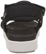 KEEN Women's Elle Strappy Casual Stretch Platform Open Toe Sandals 9.5 Black/Vapor