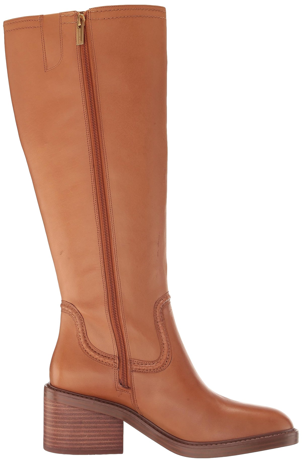 Vince Camuto Women's Vuliann Knee High Wide Calf Boot Fashion 9 Golden Walnut