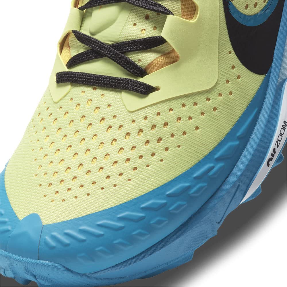Nike Women's Air Zoom Terra Kiger 7 Trail Running Shoe (9.5, Limelight/Off Noir/Laser Blue, Numeric_9_Point_5)