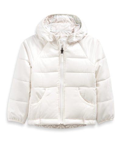 The North Face Toddler Reversible Perrito Jacket, Gardenia White/Metallic, 2T