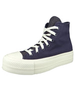 Converse Women's Chuck Taylor All Star Lift Sneakers, Dark Raisin/Dark Raisin/Egret, Purple, White, 9.5 Medium US