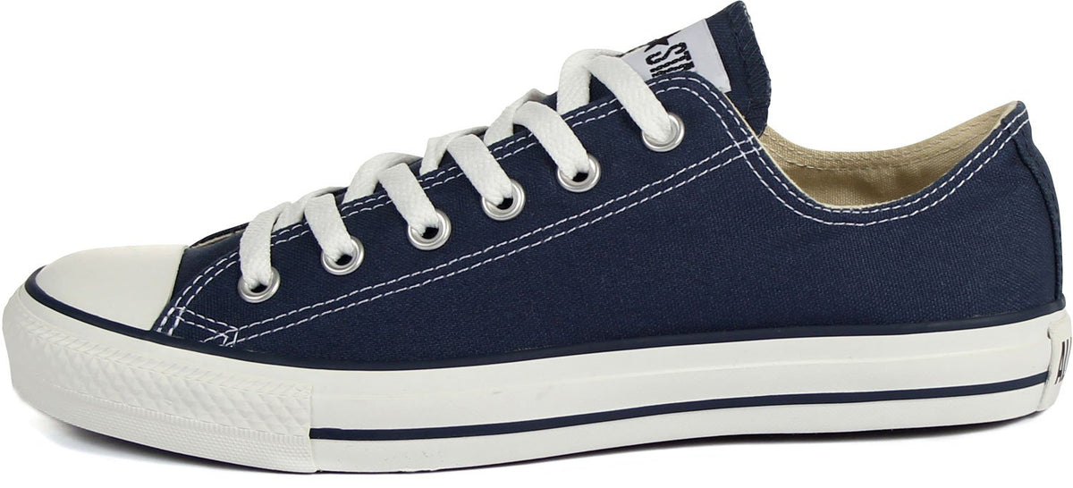 Converse Men's Chuck Taylor All Star Stripes Sneakers, Navy/White, 10.5 Women/8.5 Men