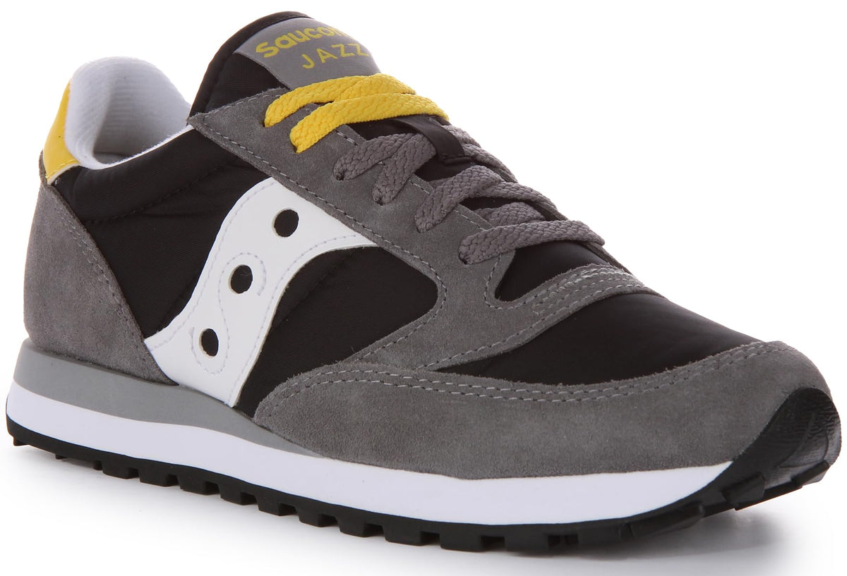 Saucony Men's Jazz Original Sneaker, Grey/Black, 11