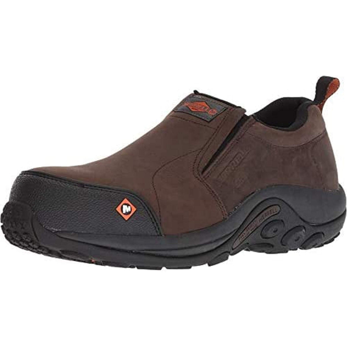 Merrell Jungle Moc Leather Comp Toe SD+ Work Shoe Wide Width Men Espresso