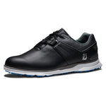 FootJoy Men's Pro|SL Golf Shoe, Black/Charcoal/Light Blue, 10.5
