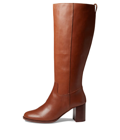 Madewell Pomelo Tall Boot-Extended Sizing for Women - Zippered Side Closure with Round Toe Silhouette, and Chic Boots Dried Maple 9 M