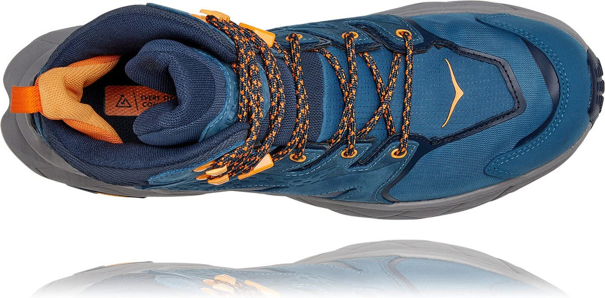 HOKA ONE ONE Men's Low-Top Hiking Shoe, Real Teal Outer Space, 13 US