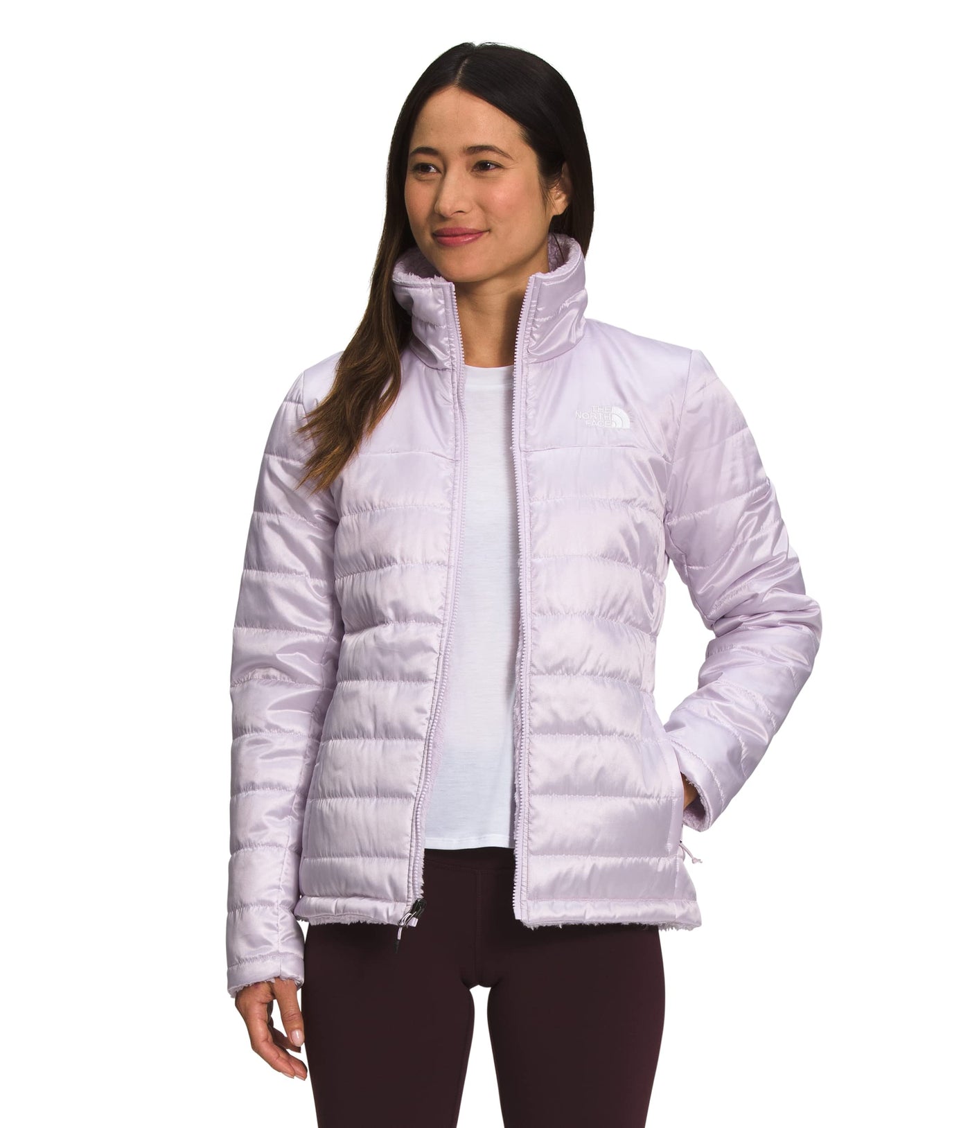 THE NORTH FACE Mossbud Insulated Reversible Jacket Lavender Fog/Shine LG