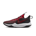 Nike Men's Precision VI Flyease Black/University Red-Gym Red (DJ7552 002) - 7.5