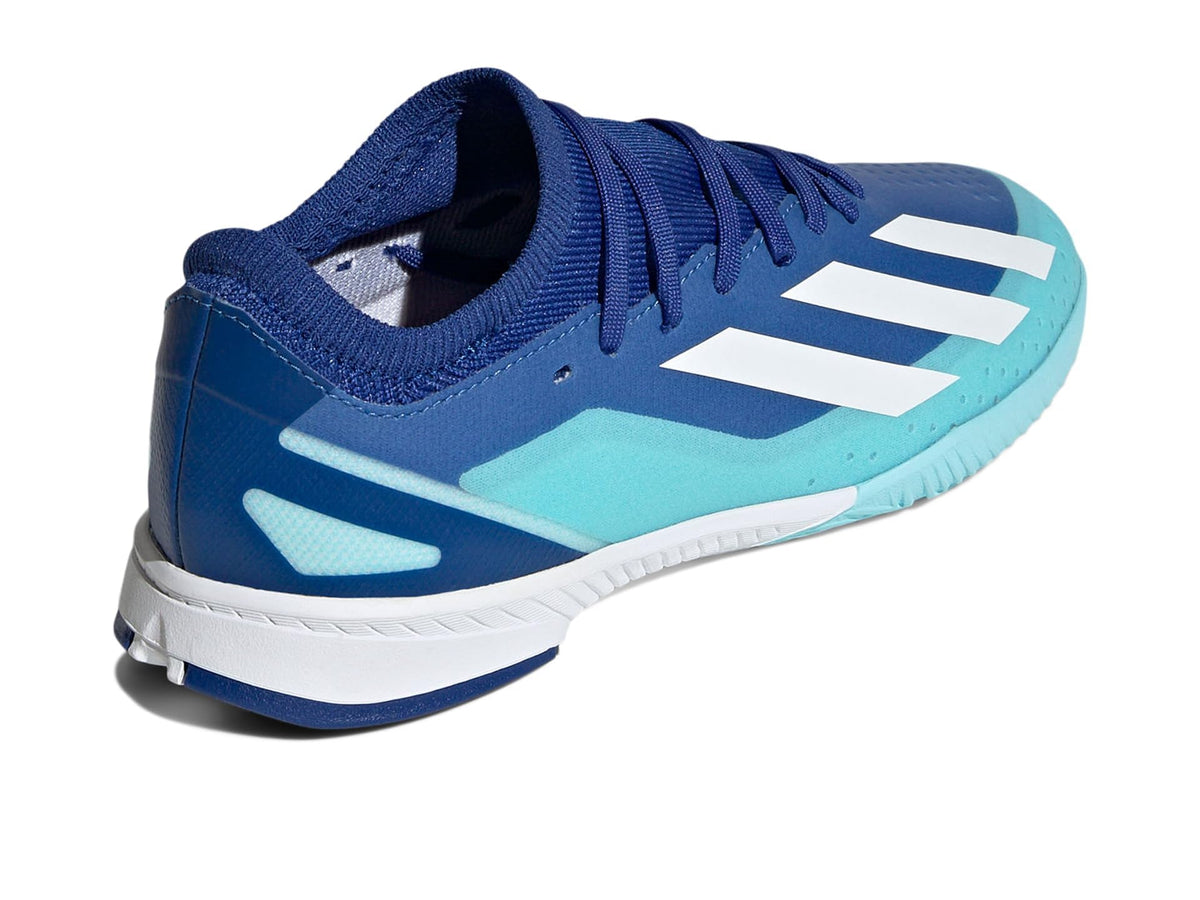 adidas Soccer X Crazylight.3 Indoor (Little Kid/Big Kid) Bright Royal/White/Solar Red 13 Little Kid M
