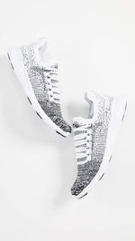 APL: Athletic Propulsion Labs Women's Techloom Breeze Sneakers, White/Black/Ombre, 9 Medium US