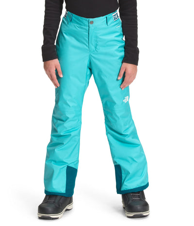 THE NORTH FACE Freedom Insulated Girls Snowboard Pants Transantarctic Blue/Deep Lagoon Sz XL