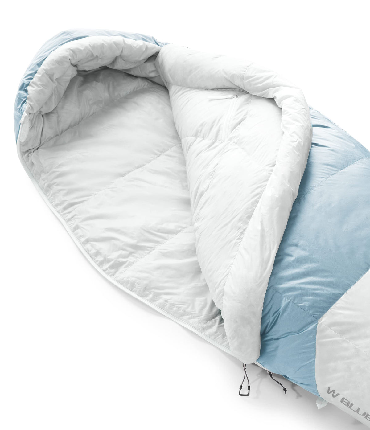 THE NORTH FACE Blue Kazoo Eco 15 Womens Sleeping Bag Beta Blue/Tin Grey Long RH