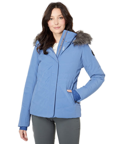 Obermeyer Women's Standard Tuscany Elite Jacket, Blue Ash, 14
