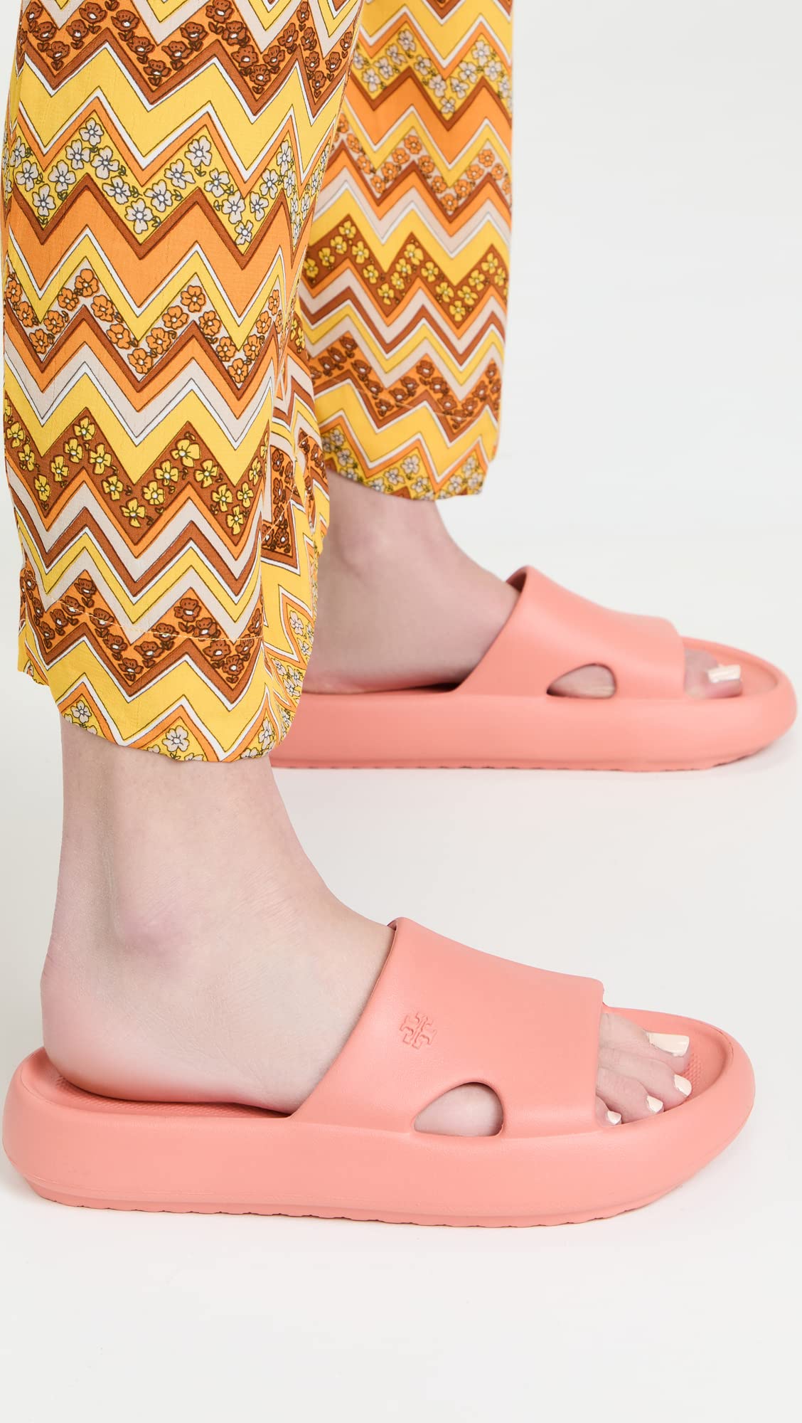 Tory Burch Women's Shower Slides, Blush Rose, Pink, 8 Medium US