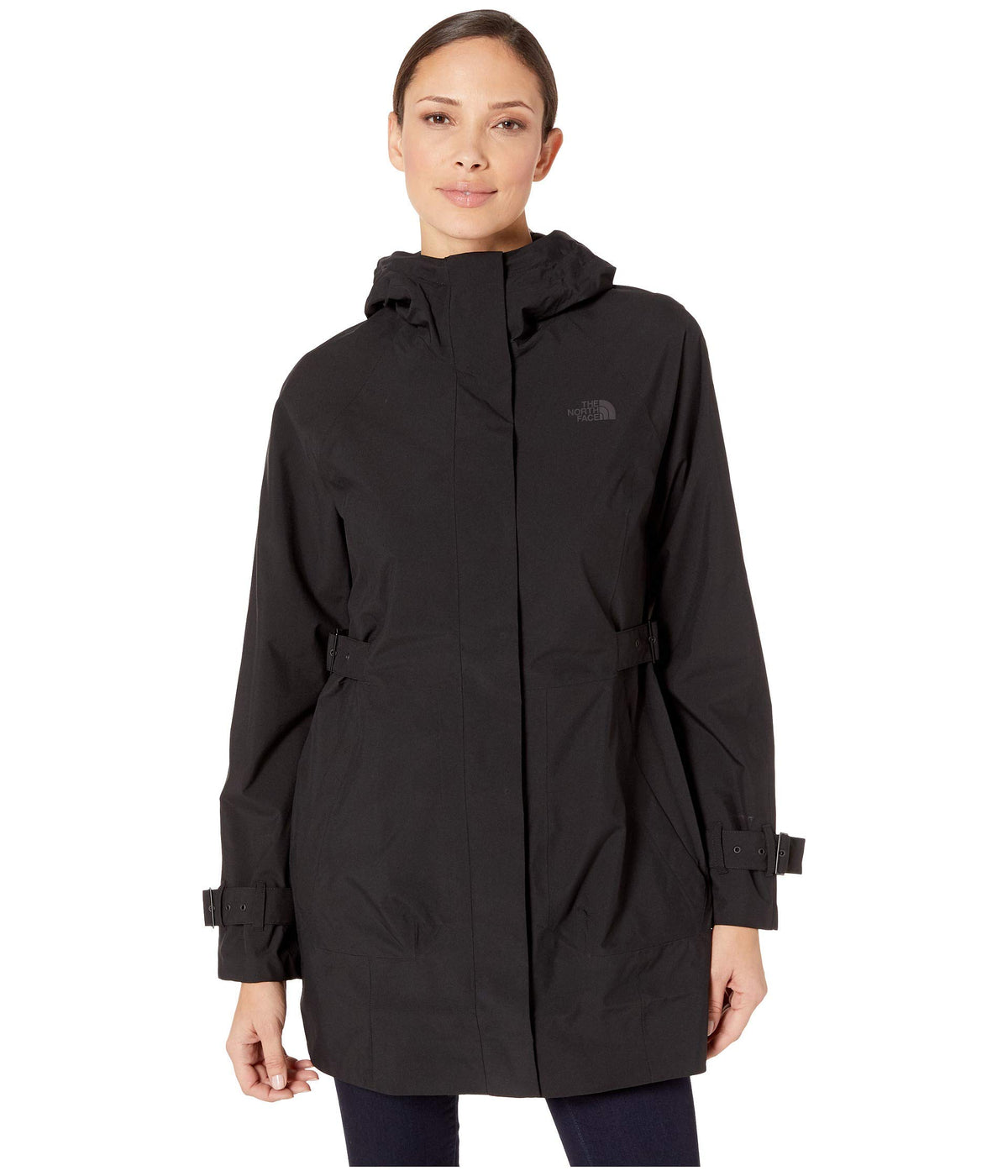 THE NORTH FACE Women's City Breeze Rain Jacket (Standard and Plus Size), TNF Black 1, Small