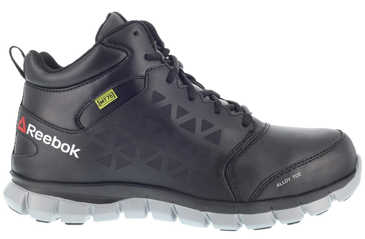 Reebok Work Women's Sublite Cushion Alloy Toe Comfort Black and Grey - 11 Wide