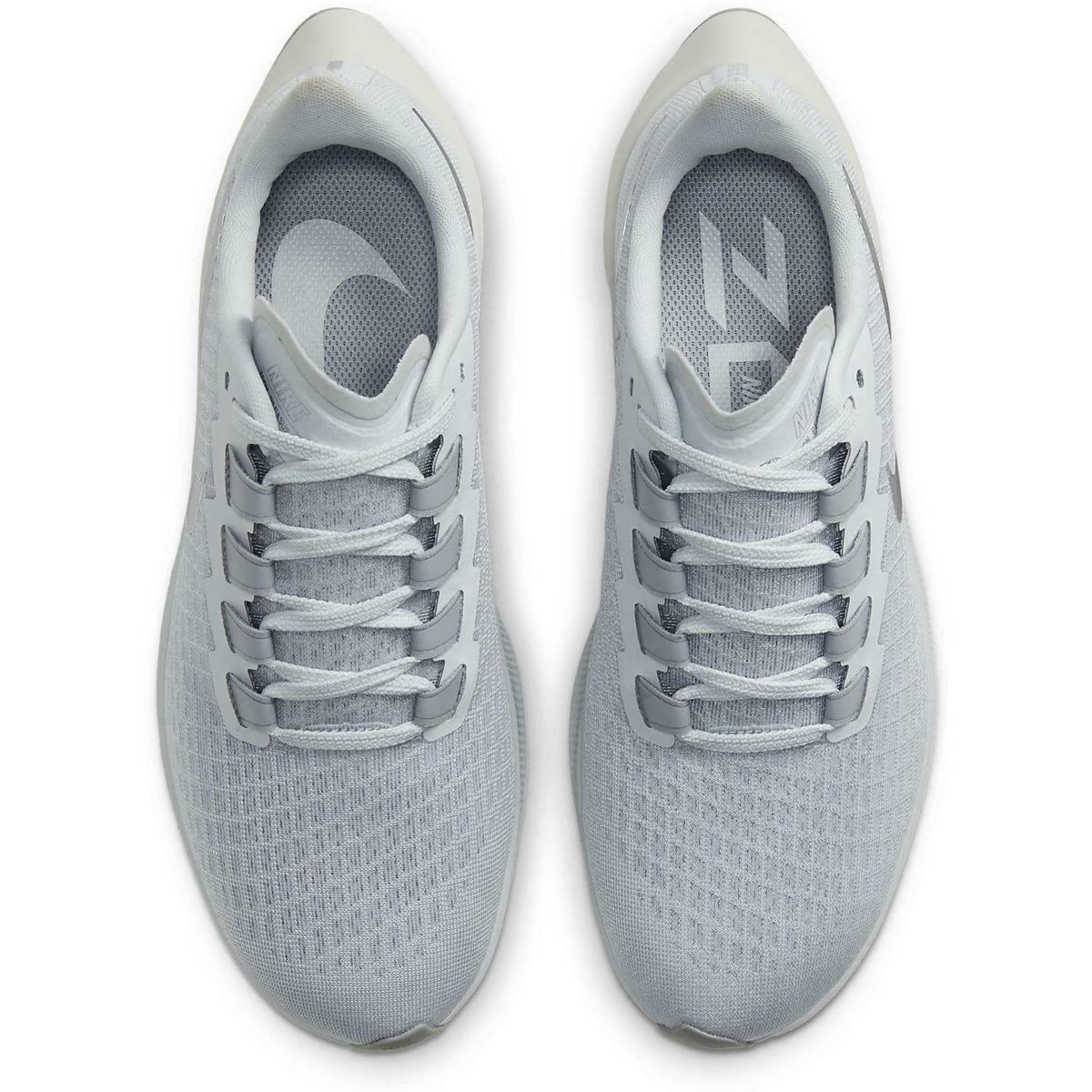 NIKE Women's Air Zoom Pegasus 37 Shoes, Pure Platinum Metallic Silver Wolf Grey, 6.5