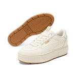 PUMA Women's Karmen Rebelle 8.5 Warm White-puma Team Gold