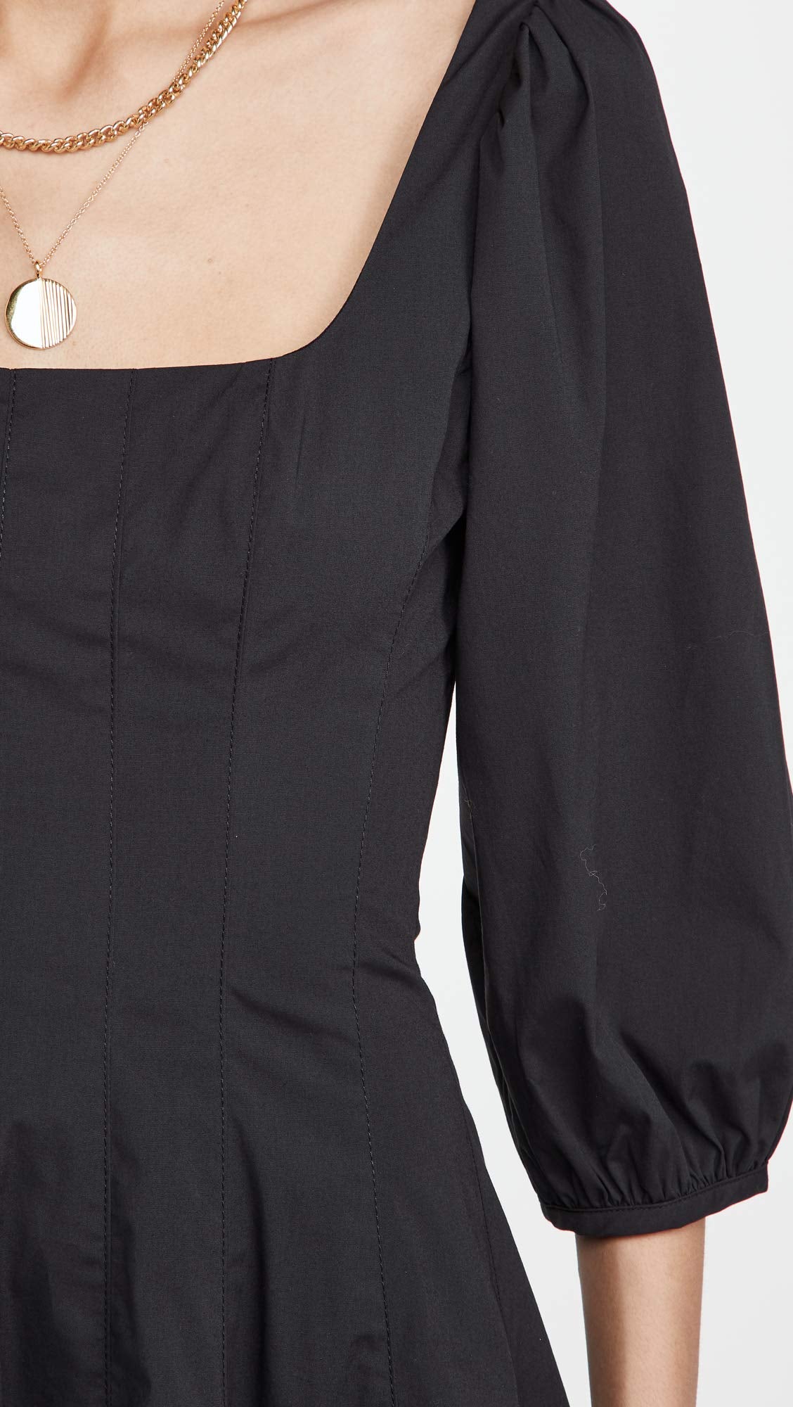 STAUD Women's Swells Dress 14 Black