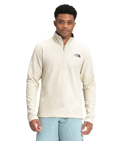 The North Face Men's Textured Cap Rock ¼ Zip Pullover Sweatshirt, Vintage White, Medium