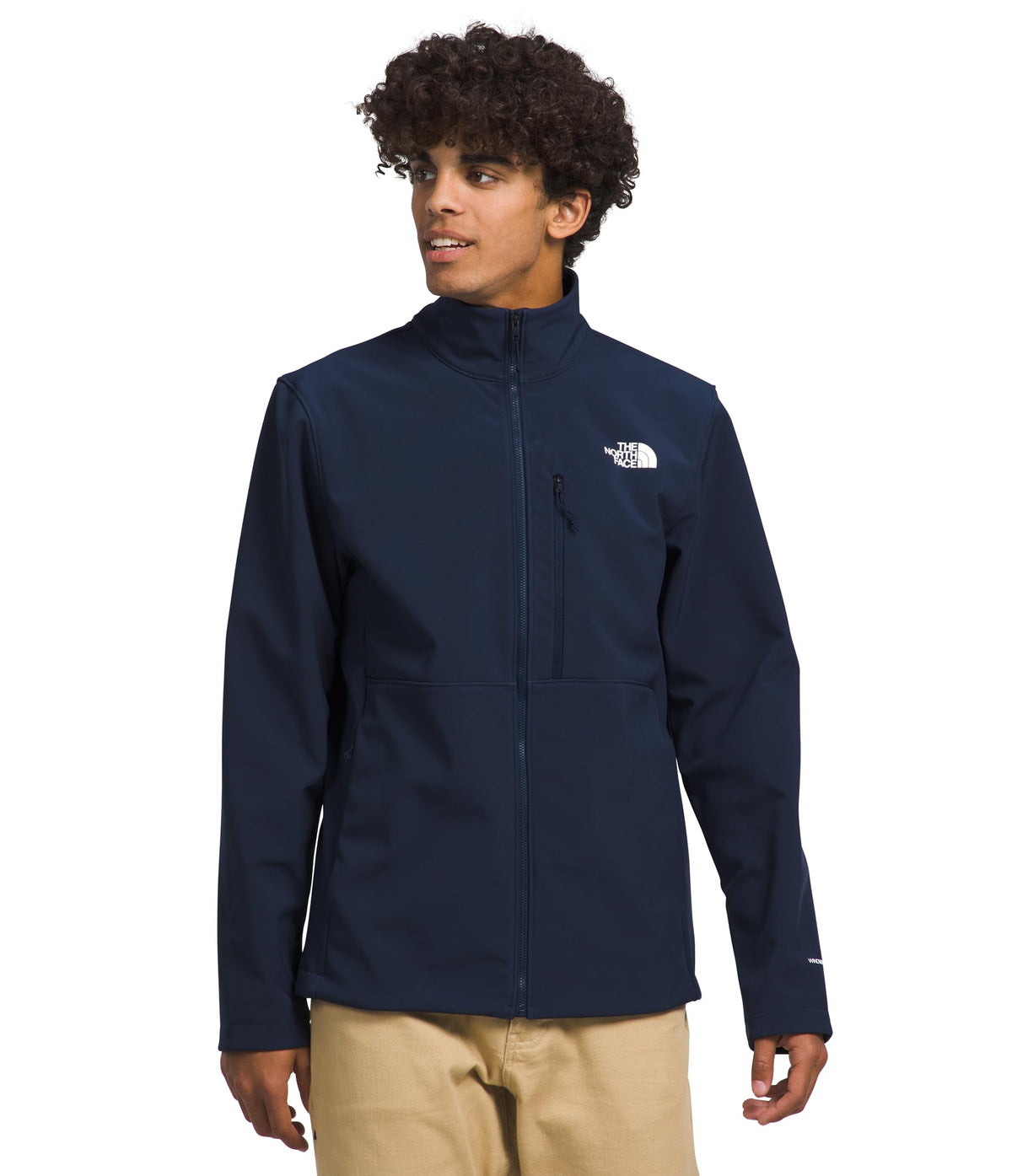THE NORTH FACE Men's Apex Bionic 3 Jacket (Standard & Big Size) | Water & Wind Resistant Softshell with Hand Pockets, Adjustable Hem, Summit Navy, X-Large