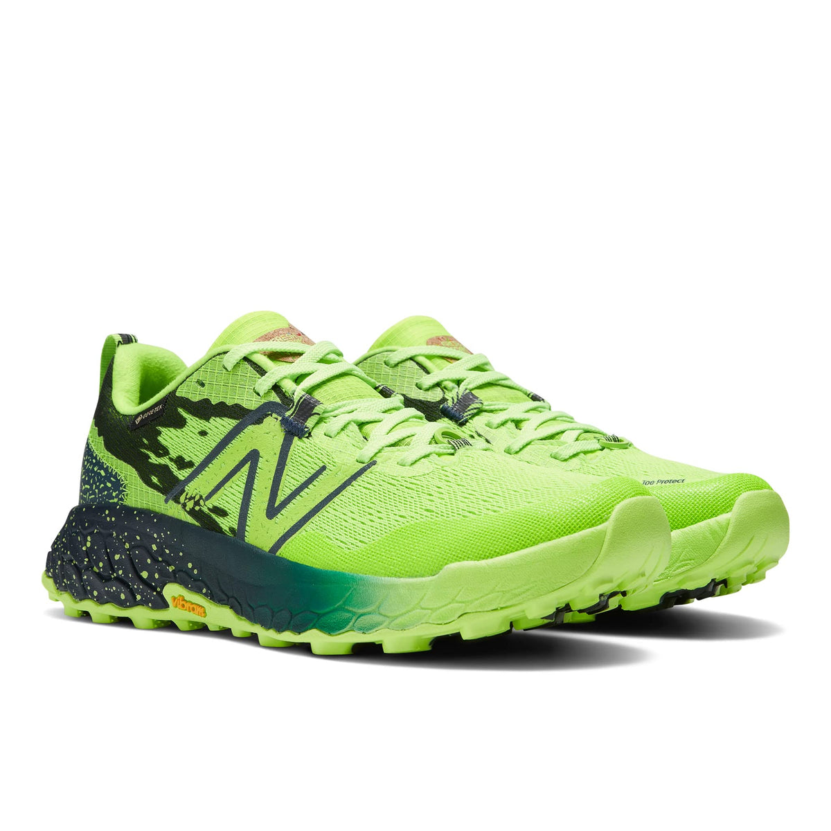 New Balance Women's Fresh Foam Hierro V7 GTX Trail Running Shoe, Pixel Green/Natural Indigo, 12 Wide