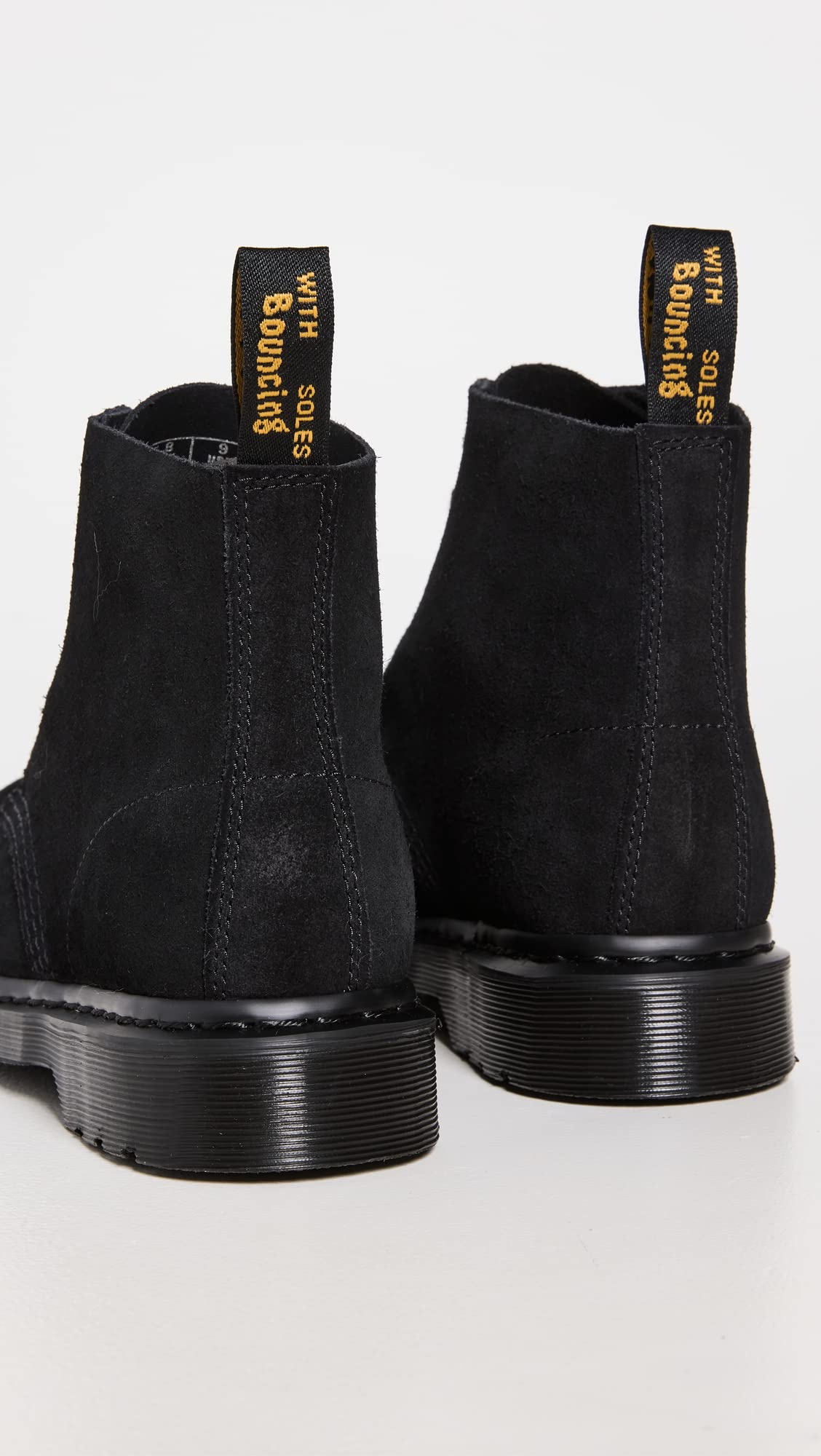 Dr. Martens Men's 101 Mono Boots, Black E.H Suede Mb, 8 Medium US