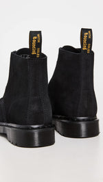 Dr. Martens Men's 101 Mono Boots, Black E.H Suede Mb, 8 Medium US