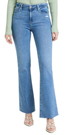 PAIGE Women's high Rise Laurel caynon Flare Leg in Folk Distressed, 23