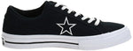 Converse Unisex One Star Ox Casual Shoe 13 Women/11 Men Black/White/White