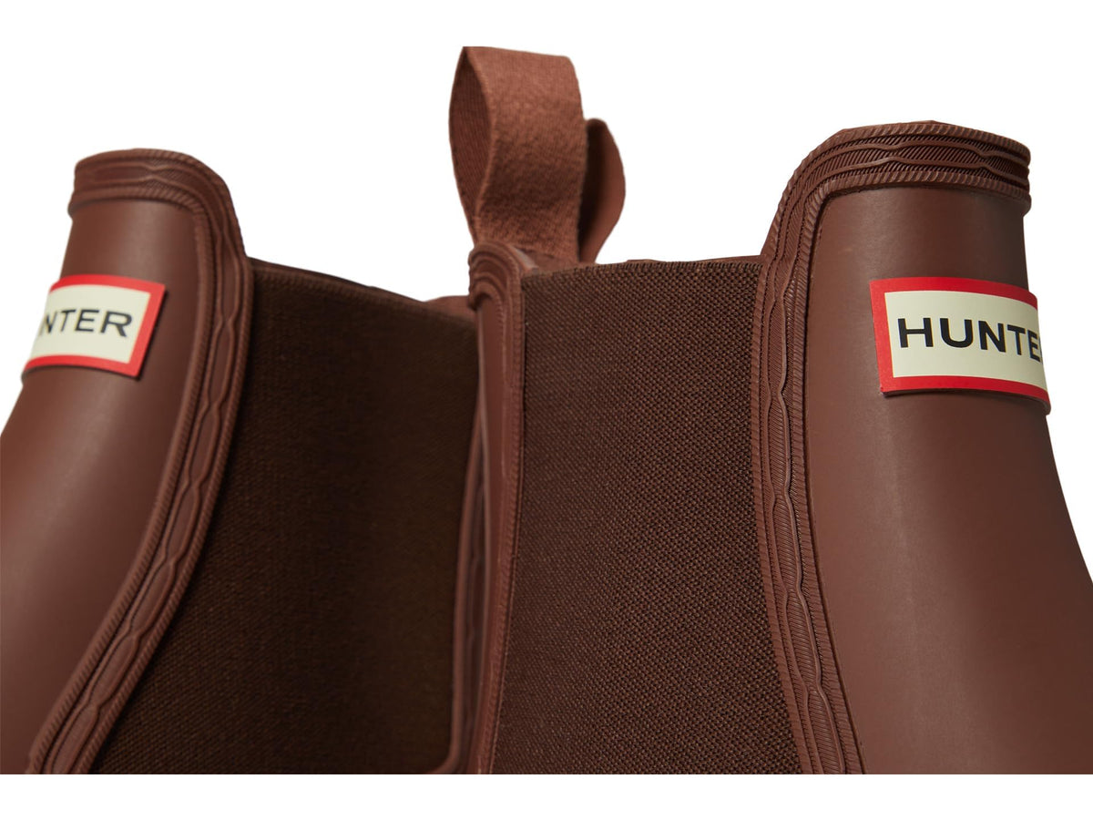 Hunter Commando Chelsea Boot Brown Brush/Brown Bolt 10 M