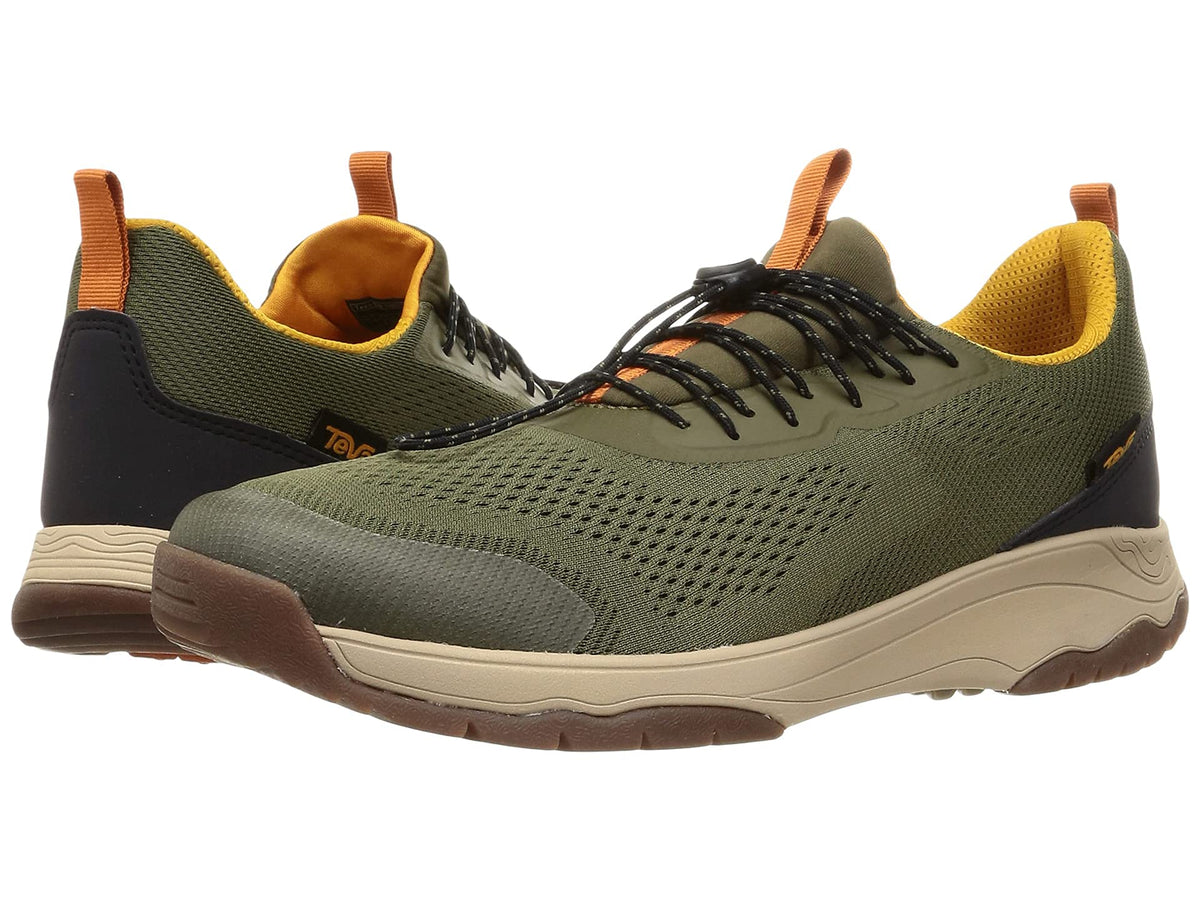 Teva Men's Walking Hiking Shoe, Dark Olive, 11