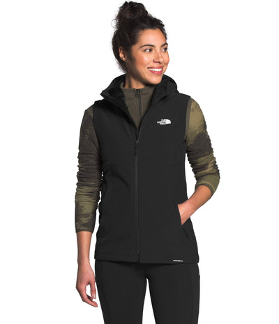 THE NORTH FACE Women's Shelbe Raschel Hooded Vest, TNF Black, X-Large