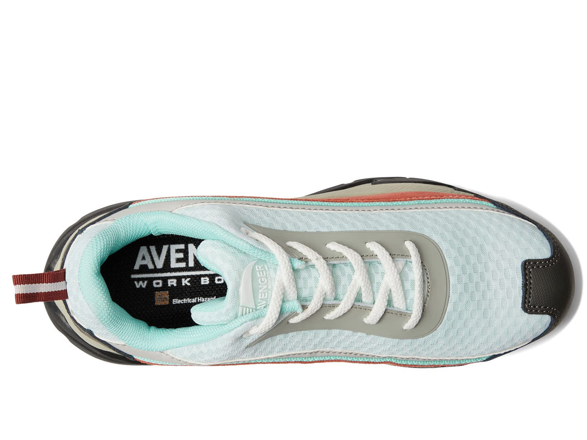 Avenger Work Boots Electra Peach/Grey 8 B (M)