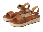 Michael Michael Kors Women's Richie Espadrille Wedge Sandals Luggage 6 M