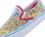 Vans x Where's Waldo? Sneaker Collection (Where's Waldo Classic Slip-On) Find Steve/Beach Men's 4.5, Women's 6 Medium