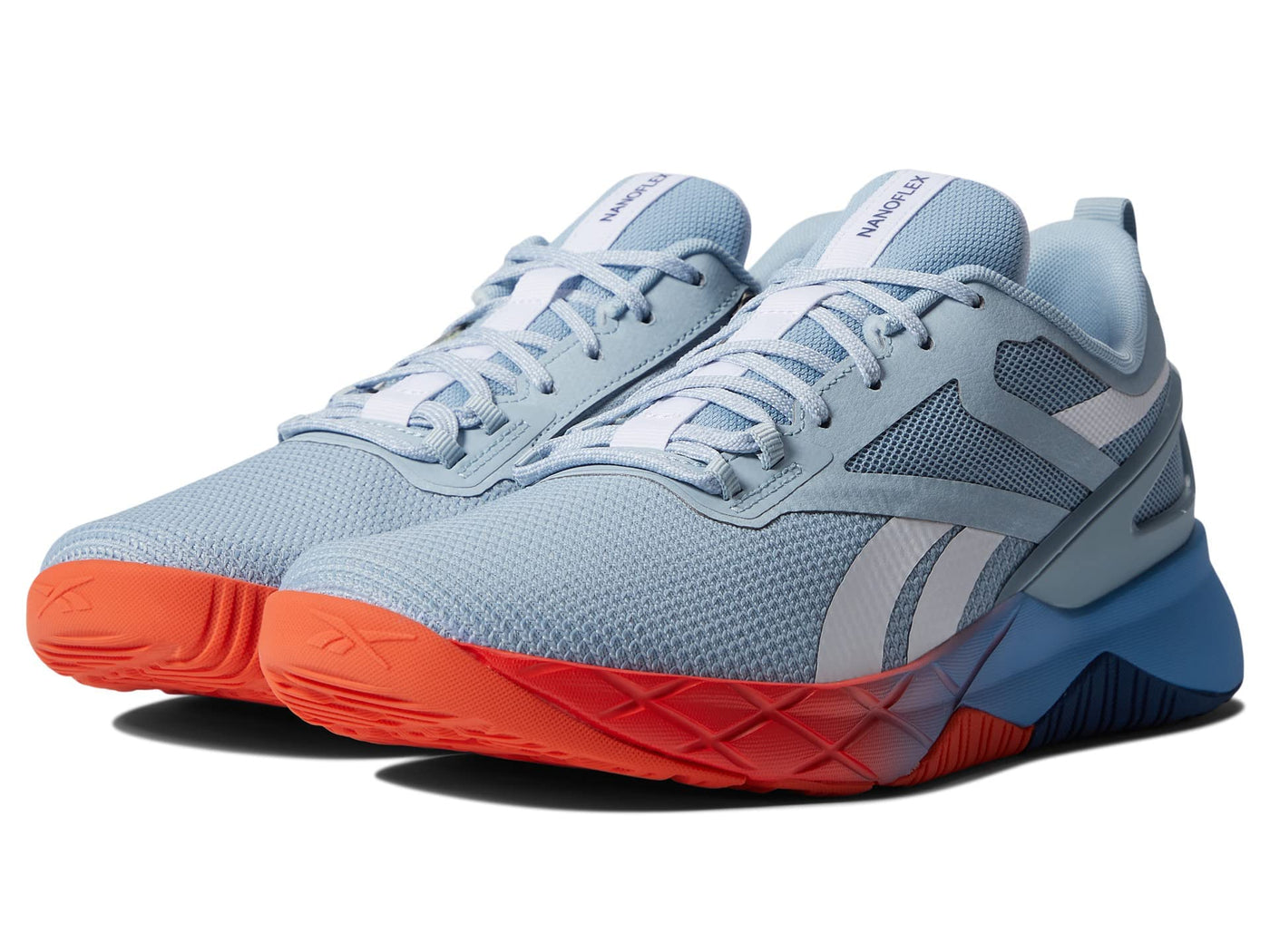 Reebok Nanoflex Parafit TR Cable Grey/White/Blue Men's 11, Women's 12.5 Medium