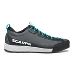 SCARPA Men's Gecko LT Outdoor Shoes for Hiking and Walking - Anthracite/Azure - 11.5 Women/10.5 Men