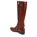 Naturalizer Womens Rena2 Wide Calf Deep Saddle Brown Leather 10.5 M