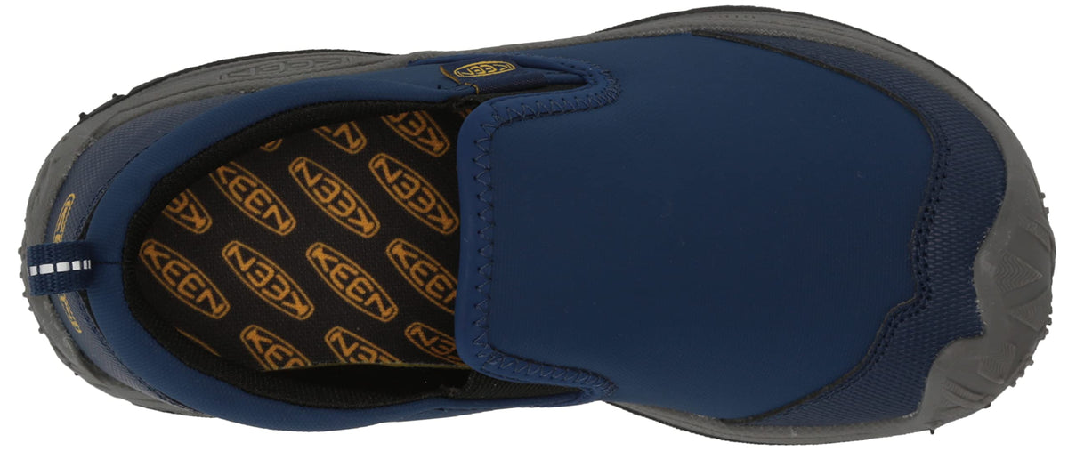KEEN Unisex-Child Speed Hound Slip on Durable Comfortable Easy on Bike Tread Sneakers 3 Big Kid Blue Depths/Black