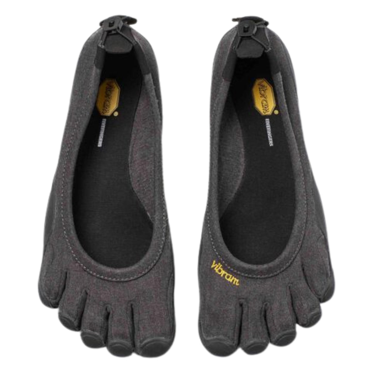 Vibram Women's FiveFingers Classic Eco, Grey/Black, 43 EU / 10-10.5 US