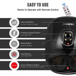 FIT KING Foot Massager Machine with Remote Deep Kneading and Shiatsu Foot Massage with Heat for Plantar Fasciitis and Tired Muscles FT-001FR