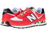 New Balance Women's Wl574v2, Red, 7