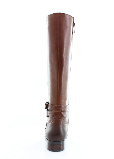 Naturalizer Reid Wide Shaft Cinnamon Leather 9.5 M (B)