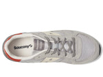 Saucony® Originals Kids Shadow Original Sneakers for Kids – Mesh and Suede Upper – EVA Midsole Grey/Red 3 Little Kid M